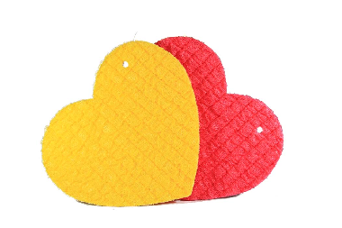 Lưới rửa bát Molang hình tim 2P